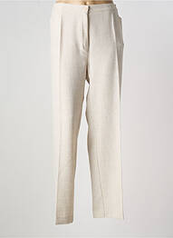 Pantalon drept elasticitate mărime normală bej KARELIA femme