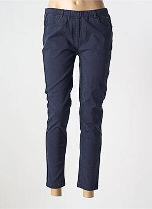 Pantalon 7/8 elasticitate mărime normală albastru AGATHE & LOUISE femeie