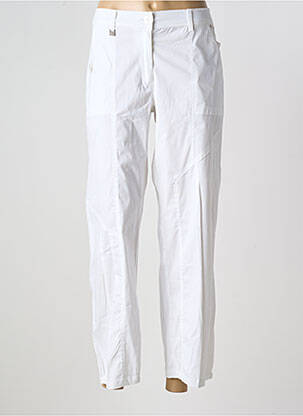 Pantalon drept alb AGATHE & LOUISE femeie