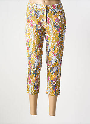 Pantalon trei sferturi galben AGATHE & LOUISE femeie