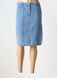 Fustă midi elasticitate albastru AGATHE & LOUISE femme
