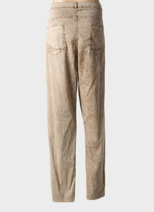 Pantalon slim maro FRED SABATIER femeie