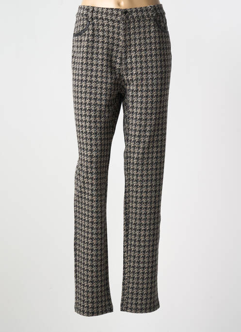 Pantalon drept elasticitate mărime normală negru TINTA femme