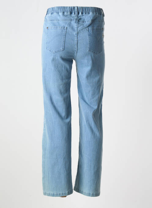 Blugi cu croială dreaptă albastru AGATHE & LOUISE femeie