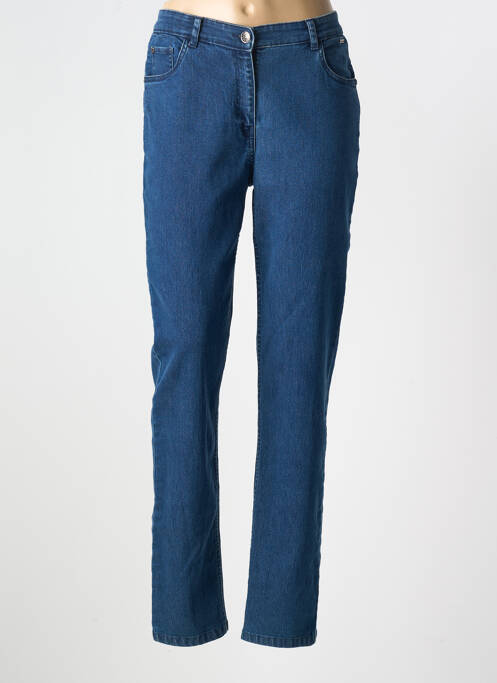 Blugi cu croială slim albastru AGATHE & LOUISE femeie