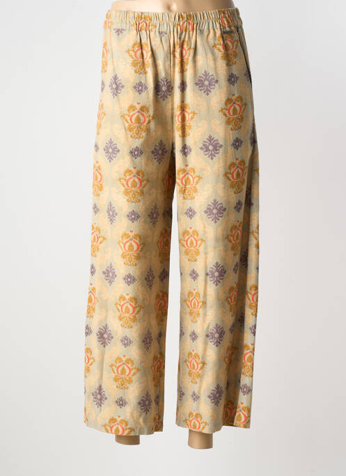 Pantalon larg bej AGATHE & LOUISE femeie