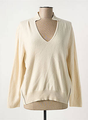 Pulover bej FABIANA FILIPPI femeie