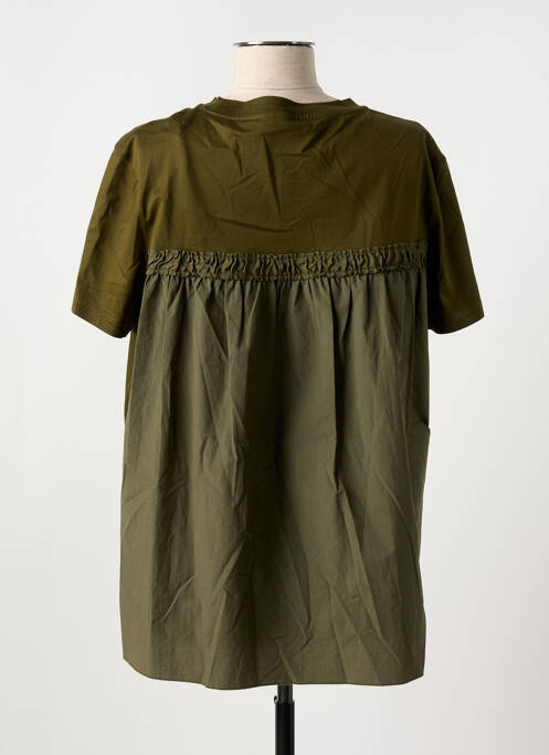 Tricou verde MONCLER femeie