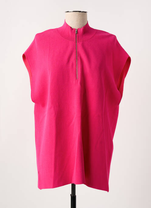 Pulover tunică roz CLOSED femeie