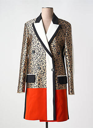 Palton lung bej BARBARA BUI femeie