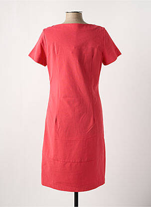 Rochie midi mâneci scurte mâneci scurte roz ROSSO 35 femeie