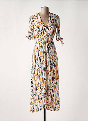 Rochie lungă alb BA&SH femeie