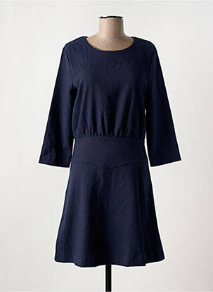 Rochie midi mâneci 3/4 mâneci 3/4 albastru MKT STUDIO femeie
