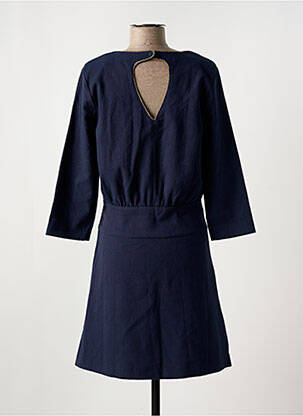 Rochie midi mâneci 3/4 mâneci 3/4 albastru MKT STUDIO femeie
