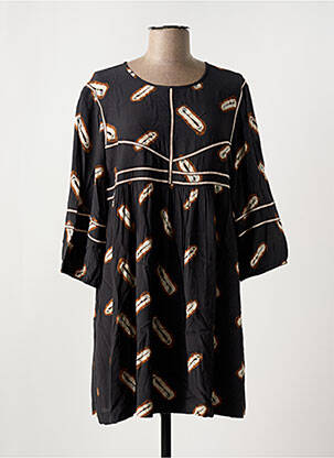 Rochie scurtă mâneci lungi mâneci lungi negru BA&SH femeie