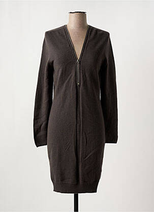 Rochie pulover maro D.EXTERIOR femeie