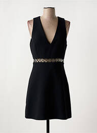 Rochie scurtă închidere cu fermoar la spate fără mâneci negru BARBARA BUI femme
