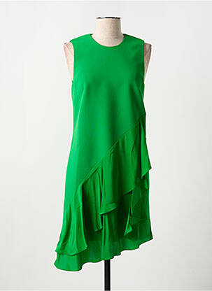 Rochie midi fără mâneci fără mâneci verde BARBARA BUI femeie