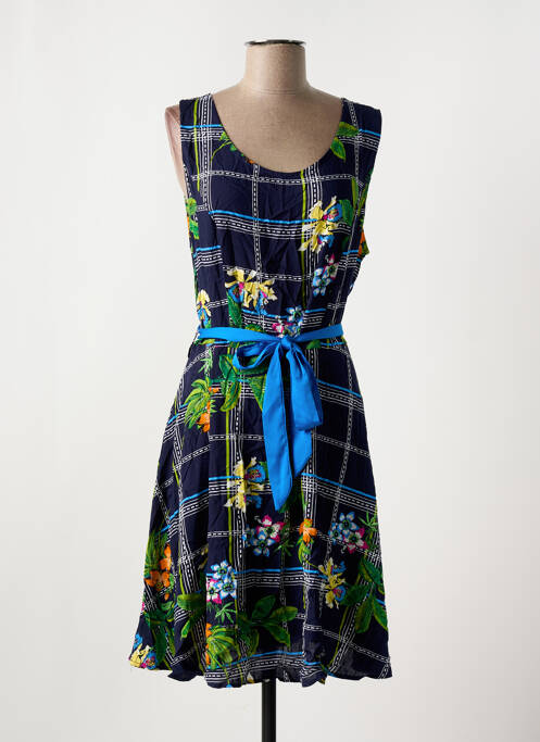 Rochie midi albastru POMME ROUGE femeie