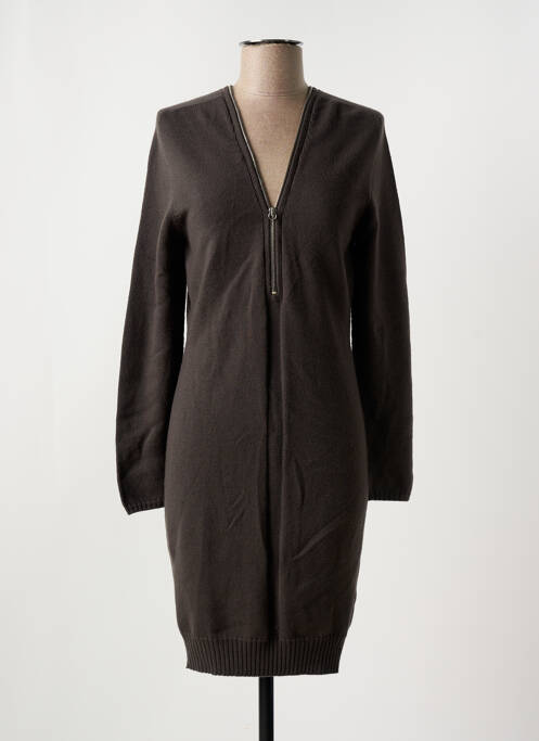 Rochie pulover maro D.EXTERIOR femeie