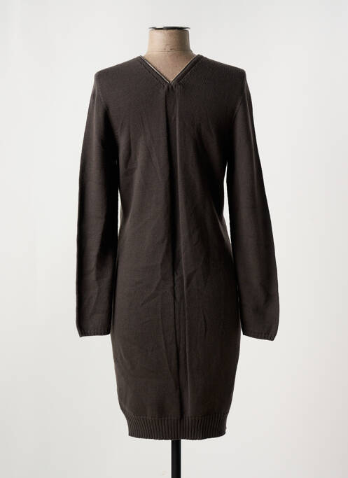 Rochie pulover maro D.EXTERIOR femeie