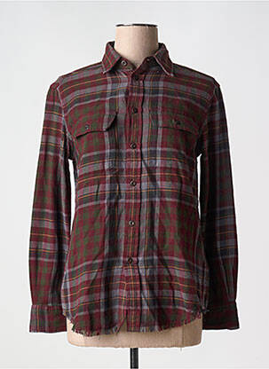 Cămașă croială cambrată mâneci lungi roșu RALPH LAUREN femeie