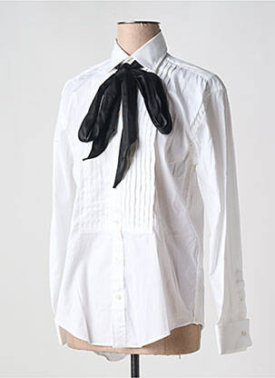 Cămașă croială cambrată mâneci lungi alb RALPH LAUREN femeie