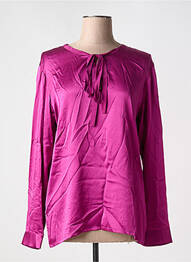 Bluză guler rotund mâneci lungi violet BARBARA BUI femme