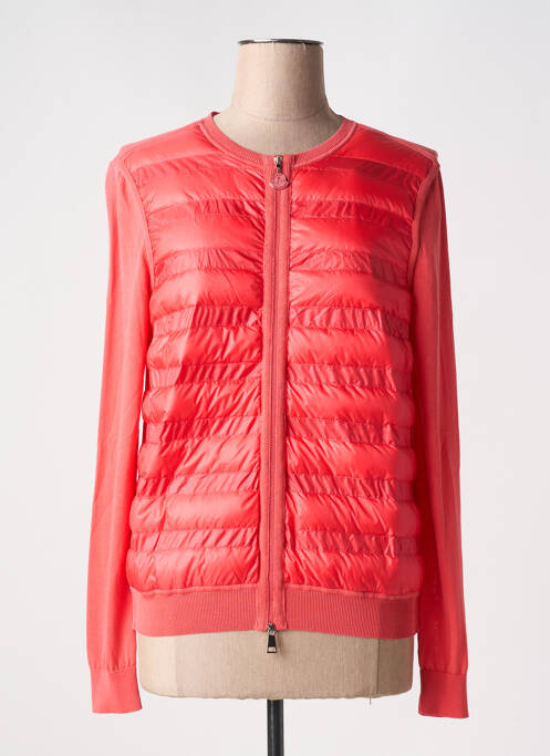 Geacă matlasată mâneci lungi fără glugă portocaliu MONCLER femme