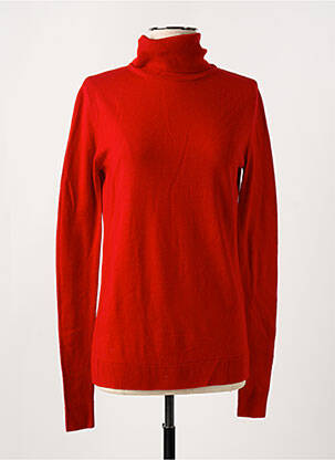 Pulover cu guler înalt roșu deschis BARBARA BUI femeie