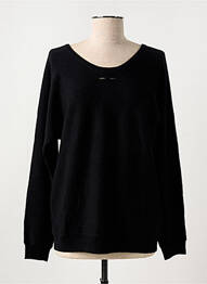 Pulover guler rotund mâneci lungi negru BARBARA BUI femme