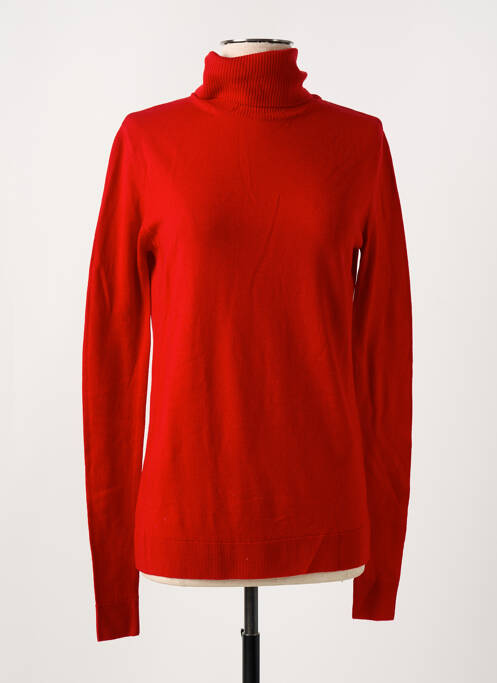 Pulover cu guler înalt roșu deschis BARBARA BUI femeie