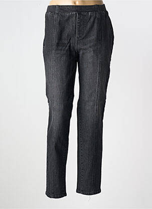 Jegging țesătură denim mărime normală negru SHEEGO femeie