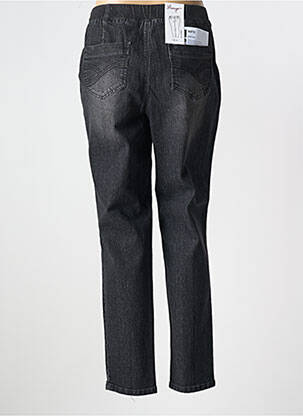 Jegging țesătură denim mărime normală negru SHEEGO femeie
