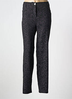 Pantalon slim elasticitate mărime normală negru SHEEGO femeie
