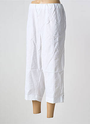 Pantalon trei sferturi alb KJBRAND femeie