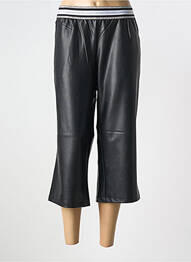 Pantalon trei sferturi croială dreaptă mărime normală negru SHEEGO femme