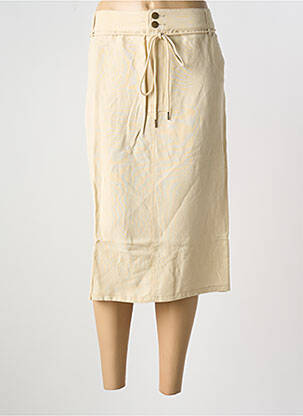 Fustă midi bej SHEEGO femeie