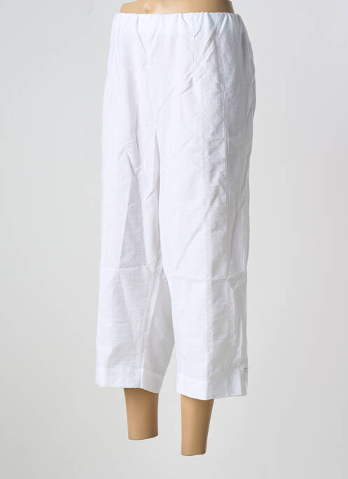 Pantalon trei sferturi alb KJBRAND femeie