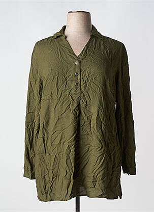 Tunică mâneci lungi verde SHEEGO femeie