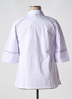 Cămașă croială dreaptă mâneci 3/4 violet SHEEGO femeie