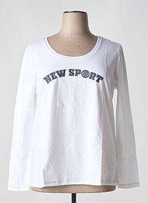 Tricou alb SHEEGO femeie