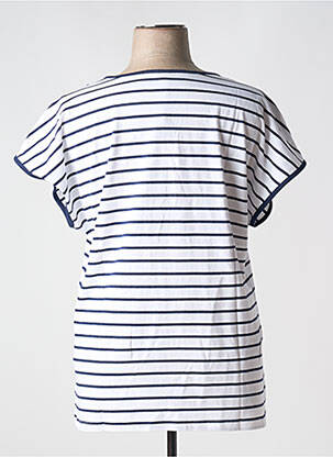 Tricou croială dreaptă mâneci scurte albastru SHEEGO femeie