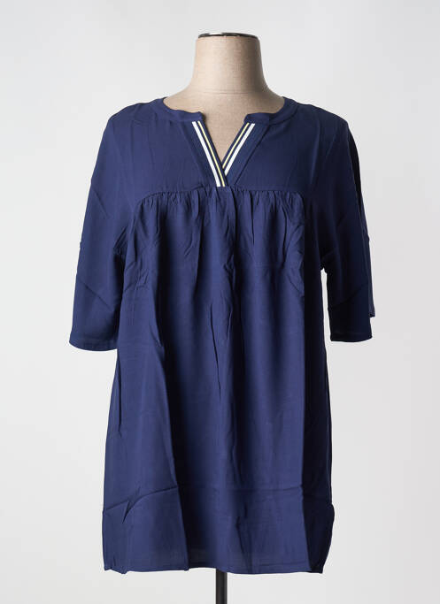 Tunică mâneci lungi albastru SHEEGO femeie