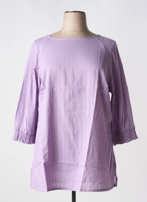 Tunică mâneci lungi violet SHEEGO femeie