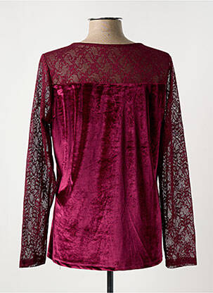 Top guler pătrat mâneci lungi violet SHEEGO femeie