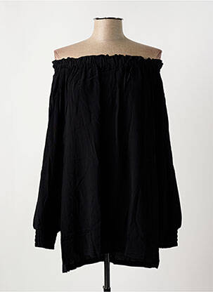 Tunică mâneci lungi negru SHEEGO femeie