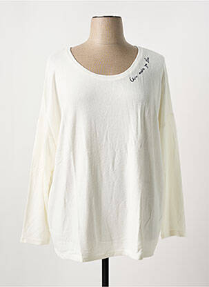 Pulover alb SHEEGO femeie