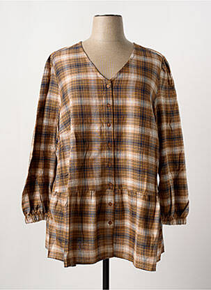 Cămașă maro SHEEGO femeie