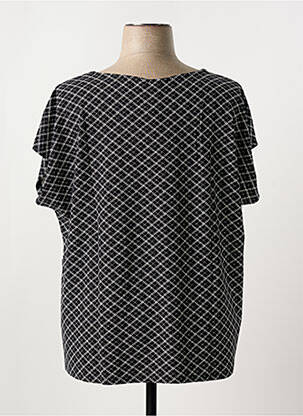 Tricou imprimeu fantezie mâneci scurte negru SHEEGO femeie